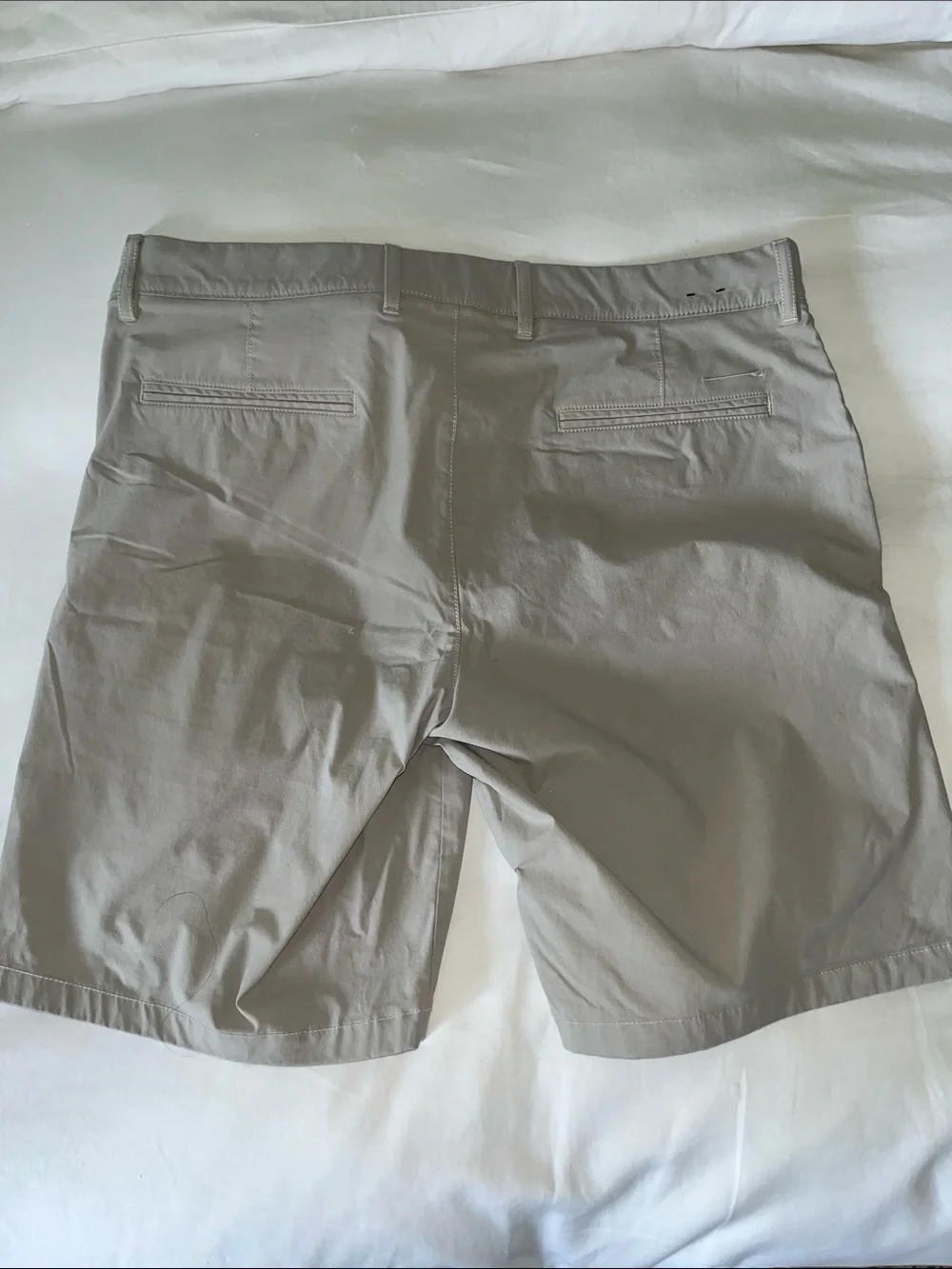J. Crew Light Gray Flat Front Men's Tech Shorts